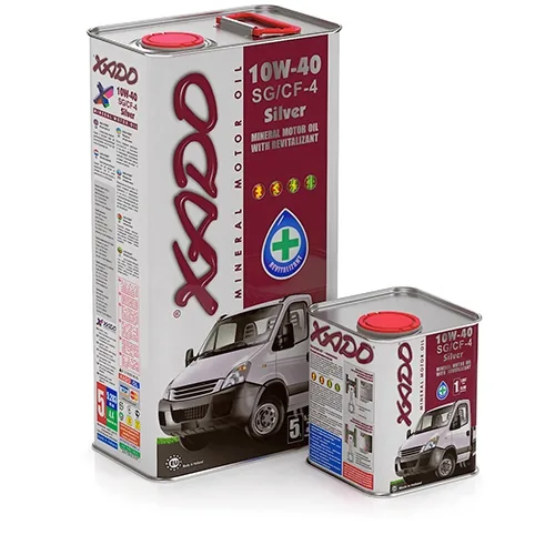 10W-40 SG/CF-4 Silver XADO ATOMIC OIL