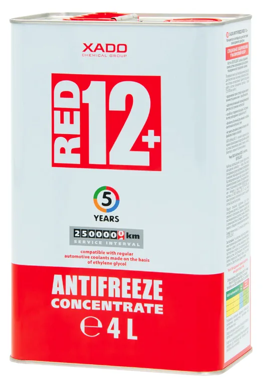 XADO Antifrīzs Sarkans 12+ XADO 4L